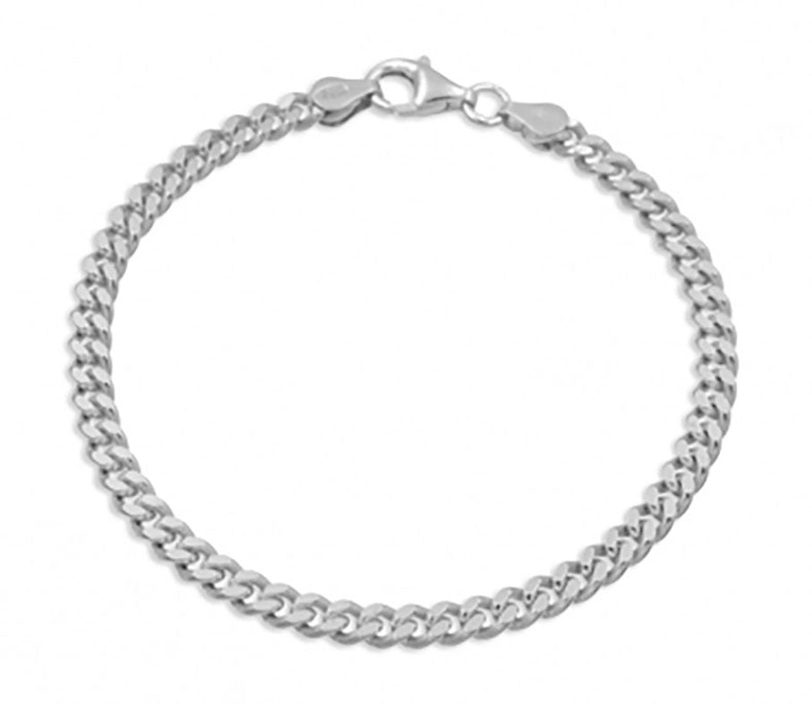 Armband CHAIN Silber - mit Rhodium überzogen
