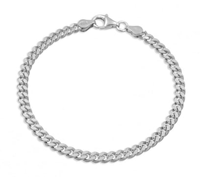 Armband CHAIN Silber - mit Rhodium überzogen