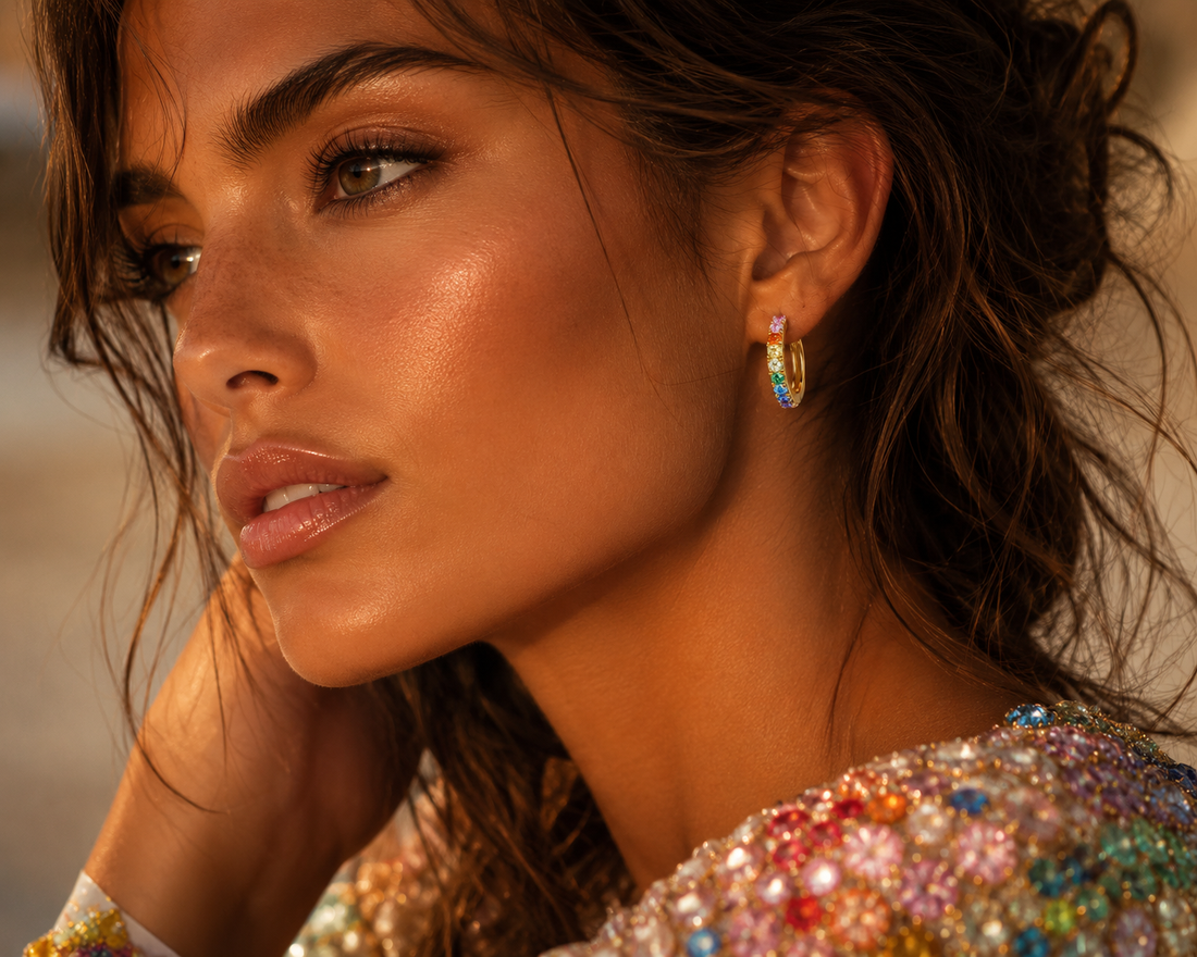 Kreolen COLOR LOVE Gold - 18k vergoldet