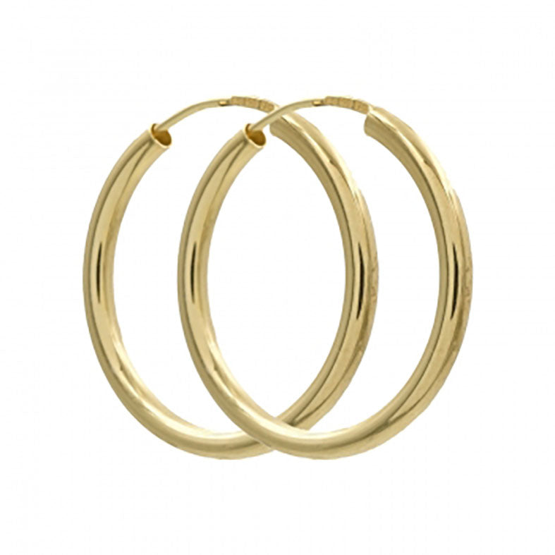 Ohrringe HOOPS Gold - 18k vergoldet