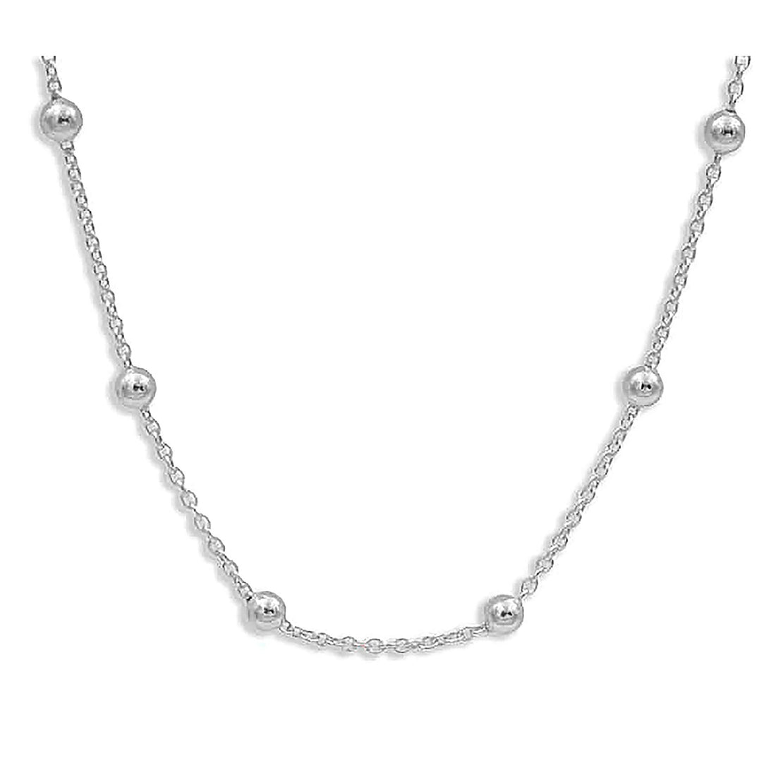 Halskette ELEGANCE Silber - mit Rhodium überzogen